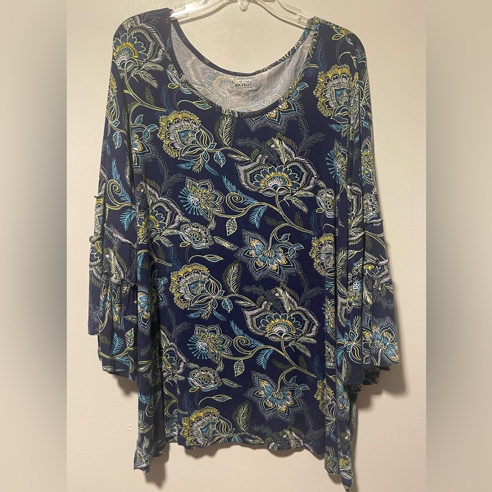 Simply Emma Women’s Tunic Top Sz 2X
